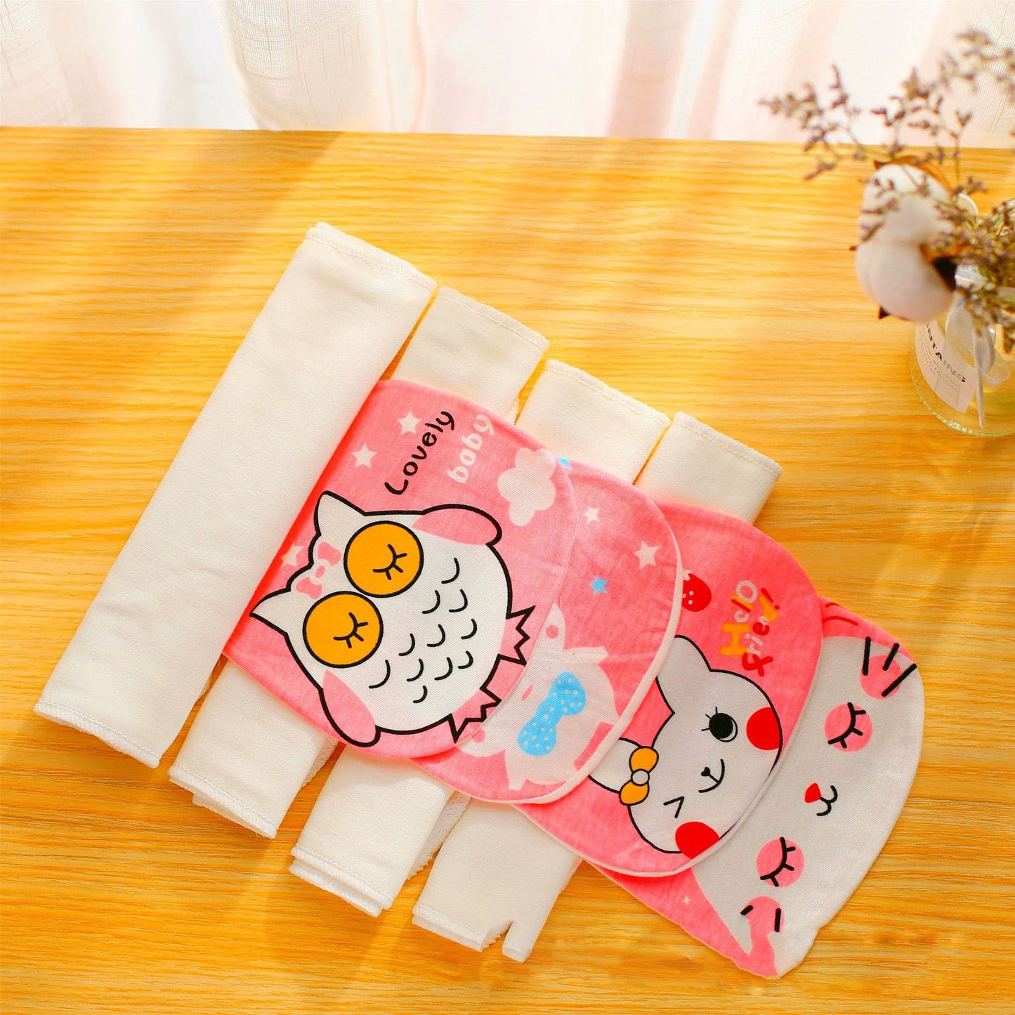 Kid Sweat Towel Baby Product Accessories Sweat Absorbent Towel for Boys Girls Newborn Infant Cotton Towels