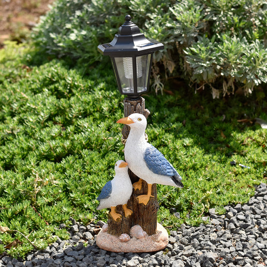 2 Packs Solar Light Bird Garden Yard Decorations Outdoor Decorative Stake Lights Statues
