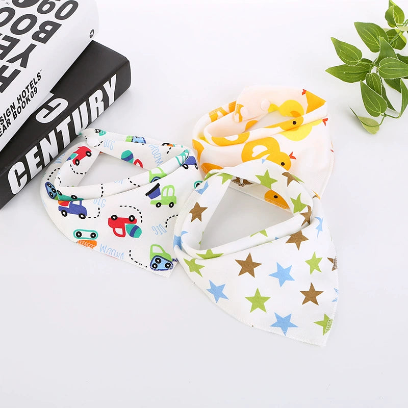 Baby Bandana Dribble Bibs Drool Bibs for Boys Girls Unisex,Teething Bibs, Soft Fabric for 100% Comfort Absorbent with Adjustable Snaps, Gifts for Newborn and Toddlers