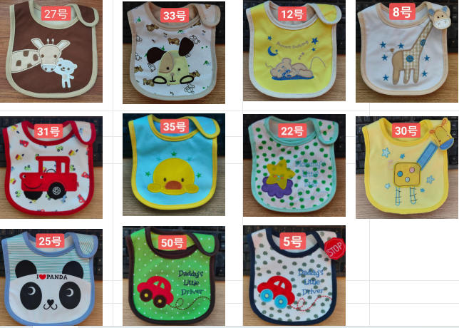 Baby Dribble Bibs Waterproof Absorbent Cotton Drool Bibs for Baby Boys Girls Unisex Bibs Toddlers Infants for Feeding and Teething