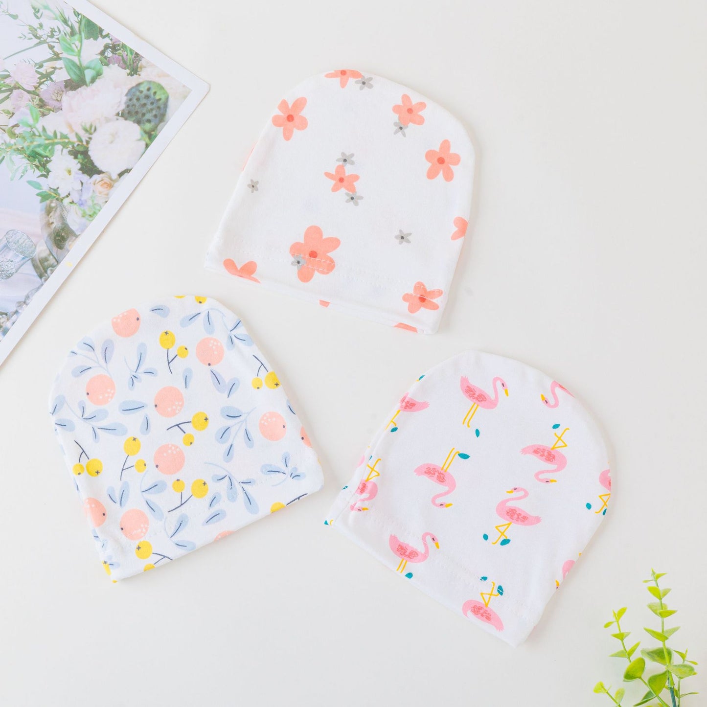 Soft Touch Baby Hat Baby Boys Girls Cotton Hat Newborn 0-12 Months