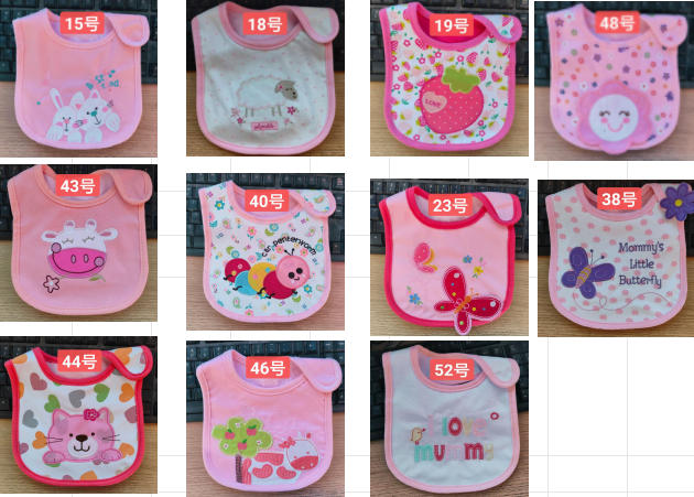 Baby Dribble Bibs Waterproof Absorbent Cotton Drool Bibs for Baby Boys Girls Unisex Bibs Toddlers Infants for Feeding and Teething
