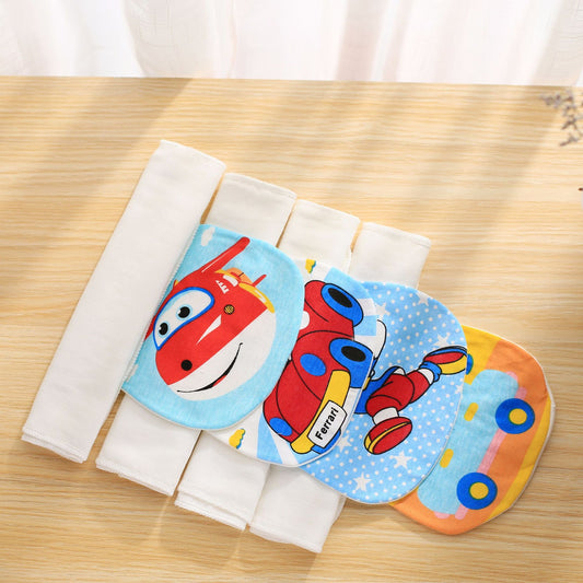 Kid Sweat Towel Baby Product Accessories Sweat Absorbent Towel for Boys Girls Newborn Infant Cotton Towels