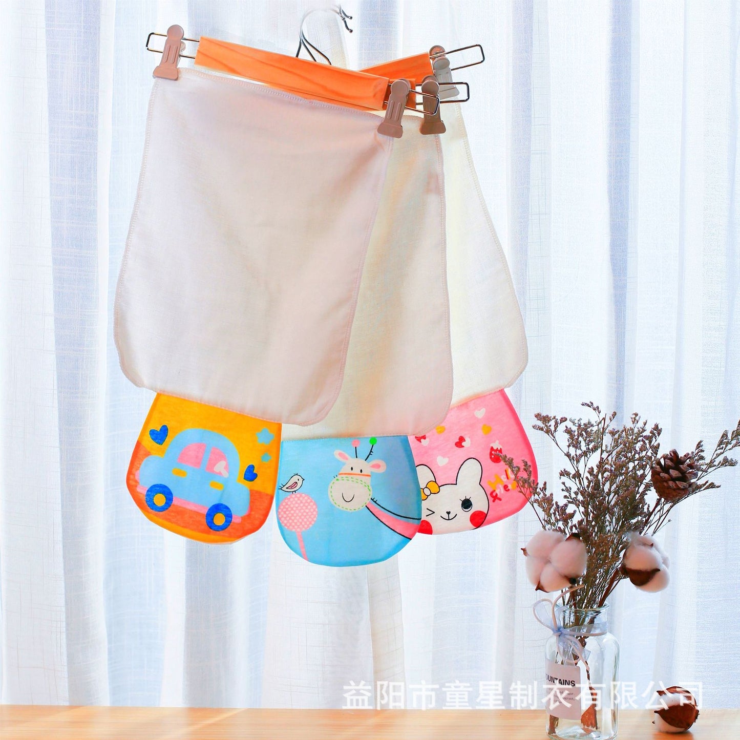 Kid Sweat Towel Baby Product Accessories Sweat Absorbent Towel for Boys Girls Newborn Infant Cotton Towels