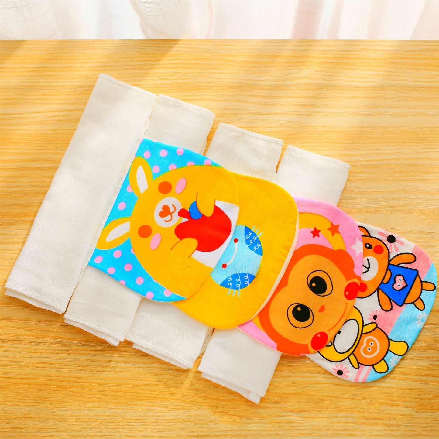 Kid Sweat Towel Baby Product Accessories Sweat Absorbent Towel for Boys Girls Newborn Infant Cotton Towels
