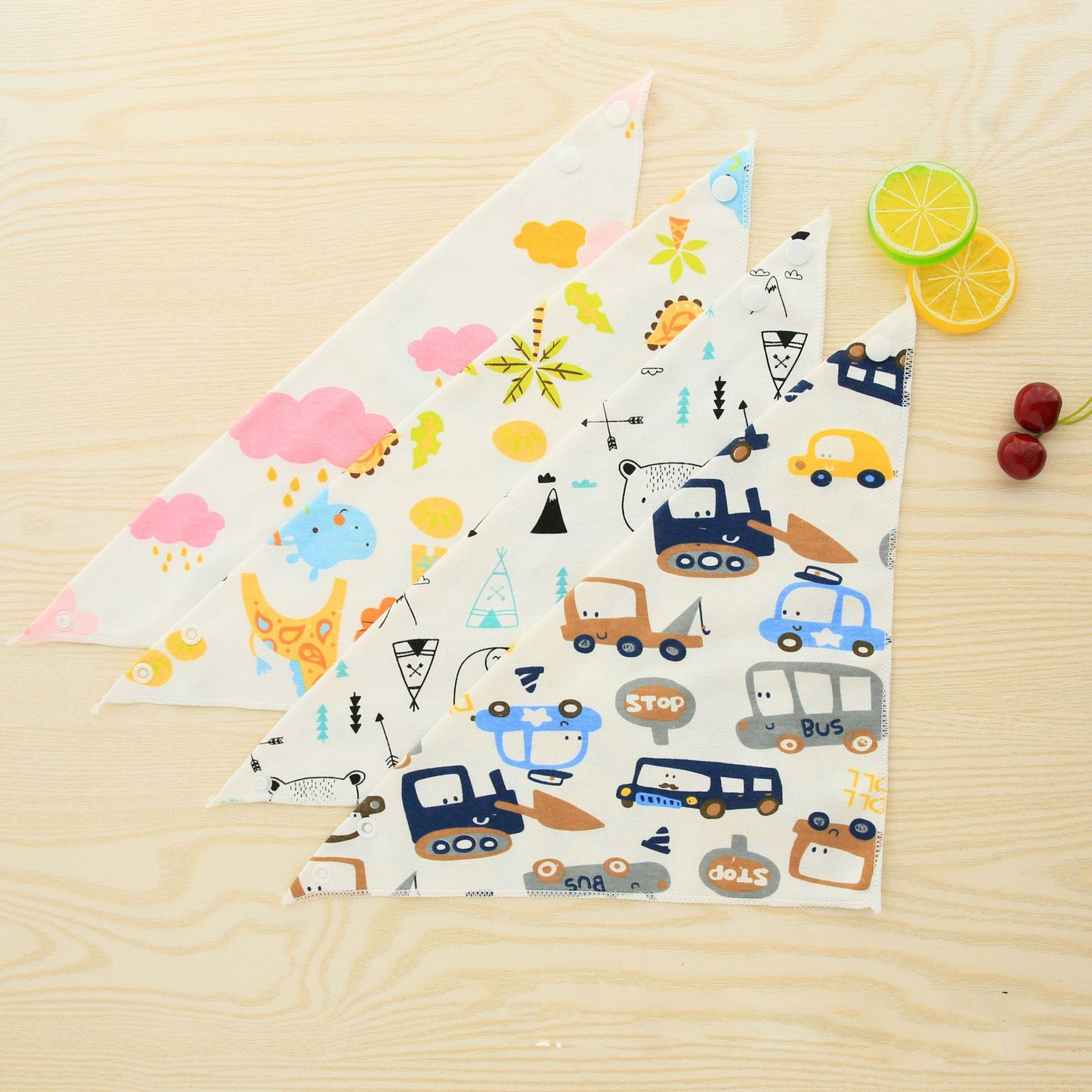 Baby Bandana Dribble Bibs Drool Bibs for Boys Girls Unisex,Teething Bibs, Soft Fabric for 100% Comfort Absorbent with Adjustable Snaps, Gifts for Newborn and Toddlers