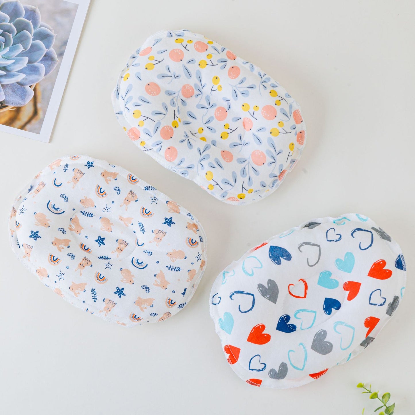 Baby Pillow Newborn Flat Head,Baby Neck Children's Pillow Suitable for 0-12 Months of Newborns Baby