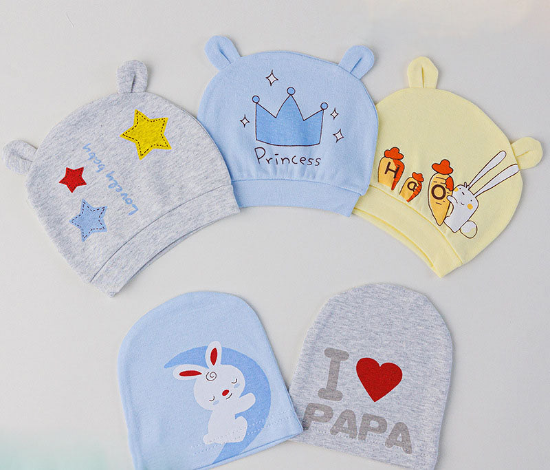 Soft Touch Baby Hat Baby Boys Girls Cotton Hat Newborn 0-12 Months